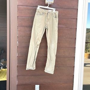 Wrangler slim straight cut khaki pants 30×32